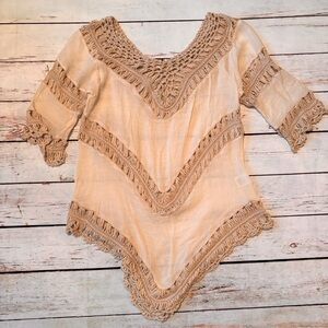 Bathing Suit Cover Up Cream Colored Size Large By Lagaci